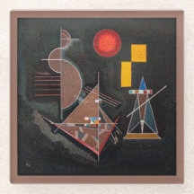 Dessous de verre en verre - Abstrait - Wassily Kan