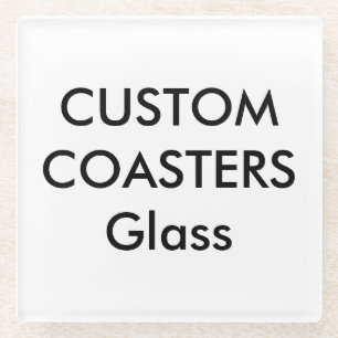 Dessous-de-verre En Verre Dessous de verre en verre faits sur commande
