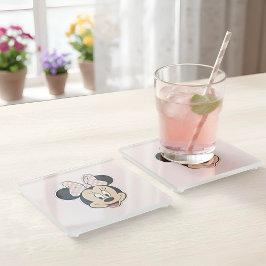 Dessous-de-verre En Verre Dessous de verre en verre Minnie