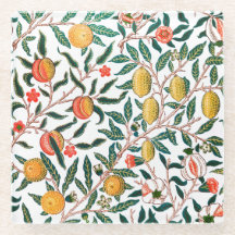 Dessous de verre EN VERRE : WILLIAM MORRIS : POMEG