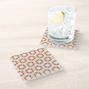 Dessous-de-verre En Verre Dessous de verre géométrique dynamique