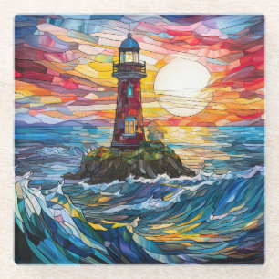 Dessous-de-verre En Verre Dessous de verre phare