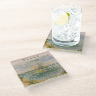 Dessous-de-verre En Verre Dessous de verre Sunset