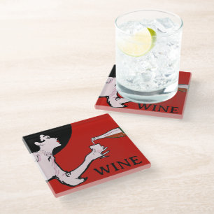 Dessous-de-verre En Verre Dessous de verre Verre Vin