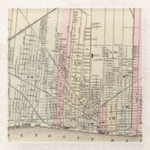 Dessous-de-verre En Verre Detroit