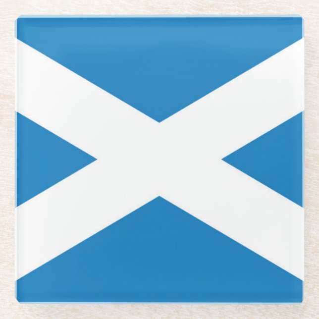 Dessous-de-verre En Verre Drapeau De L'Écosse (Devant)