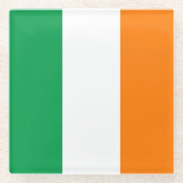 Dessous-de-verre En Verre Drapeau de l'Irlande