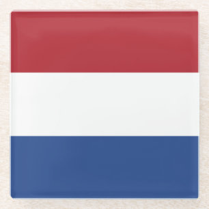 Dessous-de-verre En Verre Drapeau des Pays-Bas