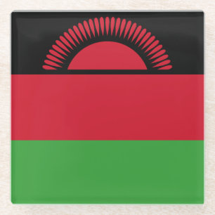 Dessous-de-verre En Verre Drapeau du Malawi