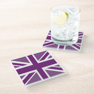 Dessous-de-verre En Verre Drapeau Union Jack britannique