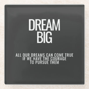 Dessous-de-verre En Verre Dream Big Dessous de verre