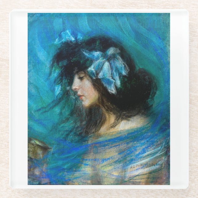 Dessous-de-verre En Verre Dreamland by Alice Pike Barney (Devant)