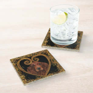 DESSOUS-DE-VERRE EN VERRE ECRAN IRLANDAIS