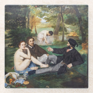 Dessous-de-verre En Verre Edouard Manet - Déjeuner sur l'herbe