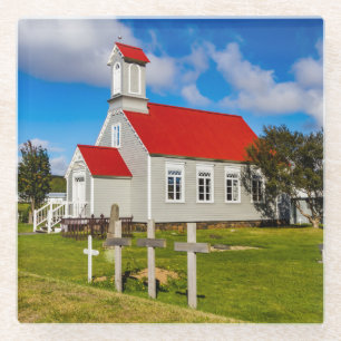 Dessous-de-verre En Verre Église islandaise