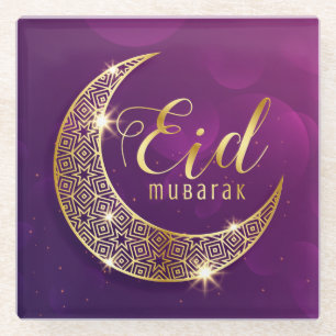 Dessous-de-verre En Verre Eid Mubarak