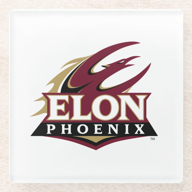 Dessous-de-verre En Verre Elon Phoenix (Devant)