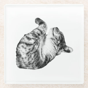 Dessous-de-verre En Verre Ember-Step Purr
