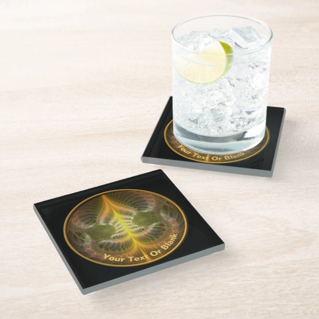 Dessous-de-verre En Verre Enameled Brass Tray (Incliné)