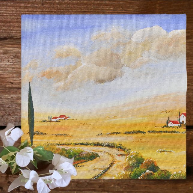 Dessous-de-verre En Verre Été italien (Créateur téléchargé)