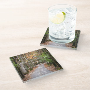 Dessous-de-verre En Verre Exercice et bonnes intentions