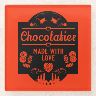 Dessous-de-verre En Verre Fabricant de chocolatier