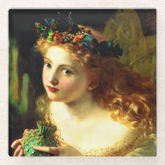 Dessous-de-verre En Verre Fée Vintage