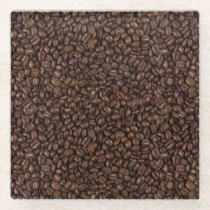 Dessous-de-verre En Verre Fèves de café