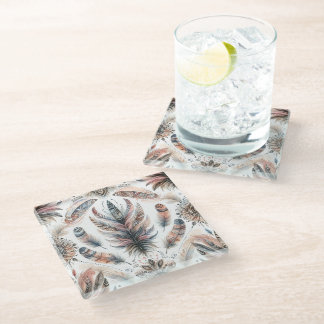 Dessous-de-verre En Verre Fierce Feathers