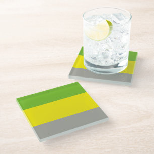 Dessous-de-verre En Verre Fierté lithromantique