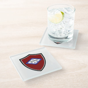 Dessous-de-verre En Verre Flag de l'Arkansas