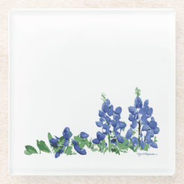 Dessous-de-verre En Verre Fleurs sauvages Bluebonnet, Fleurs texanes