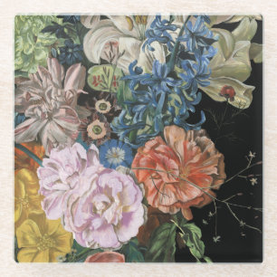Dessous-de-verre En Verre Floral baroque - Bouquet