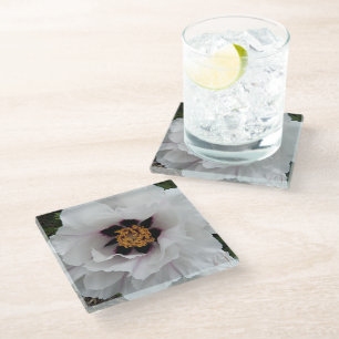Dessous-de-verre En Verre Floral de White Tree