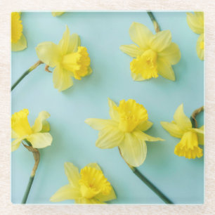 Dessous-de-verre En Verre Flowers (homonymie)   Daffodils