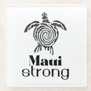 Dessous-de-verre En Verre fort maui