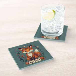 Dessous-de-verre En Verre Fox Tales Boho Woodland Animal