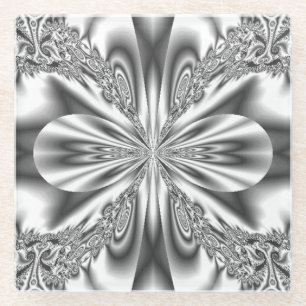 Dessous-de-verre En Verre Fractaliser