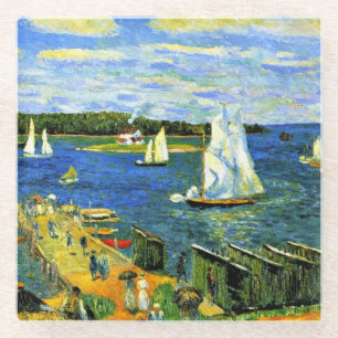 Dessous-de-verre En Verre Glackens : Mahone Bay,