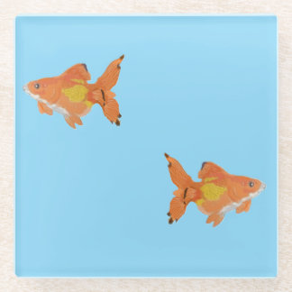 Dessous-de-verre En Verre goldfishes