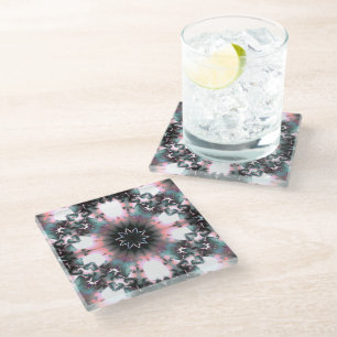 Dessous-de-verre En Verre Gothique Frozen Winter Spider Web
