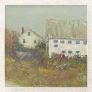 Dessous-de-verre En Verre Grange blanche