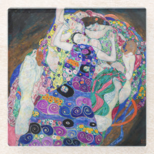 Dessous-de-verre En Verre Gustav Klimt - La Vierge