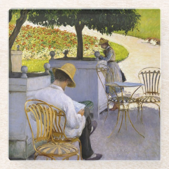 Dessous-de-verre En Verre Gustave Caillebotte - Les Orangers (Devant)
