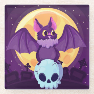 Dessous-de-verre En Verre Halloween