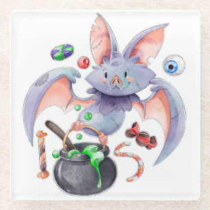 Dessous-de-verre En Verre Halloween
