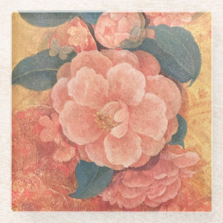 Dessous-de-verre En Verre Hana-Tawawa: The Blossoming Camellia