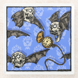 Dessous-de-verre En Verre Heure Des Chauves-Chauves - Pop Goth Nightmare Sur