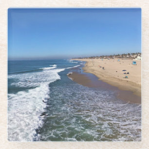 Dessous-de-verre En Verre Huntington Beach, Californie