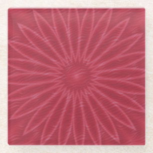 Dessous-de-verre En Verre Impression vive rose foncé